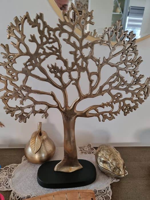 עץ זהב 68 ס"מ בראס מיציקה אלומיניום